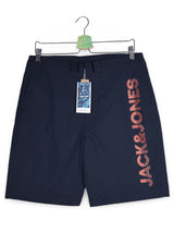 Pantaloni scurti JACK&JONES bleumarin mărime M vedere din față second-hand premium