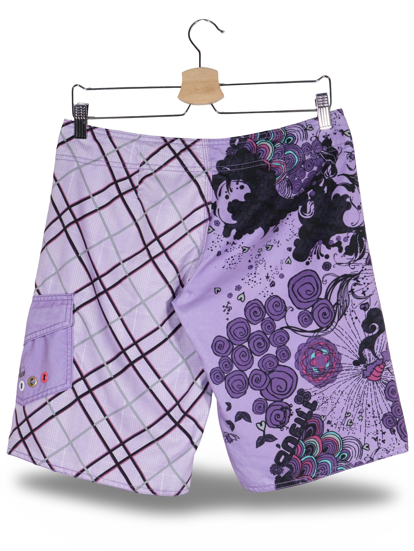 Pantaloni scurti O'Neill mov mărime S vedere din spate second-hand premium