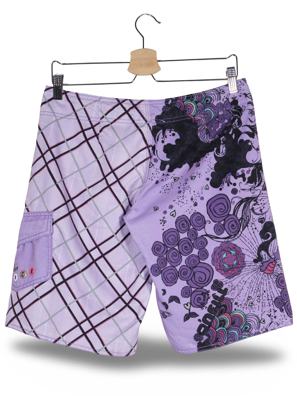 Pantaloni scurti O'Neill mov mărime S vedere din spate second-hand premium