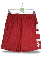 Pantaloni scurti Under Armour roșu mărime M vedere din față second-hand premium