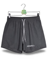 Pantaloni scurti O'NEILL gri inchis mărime M vedere din față second-hand premium
