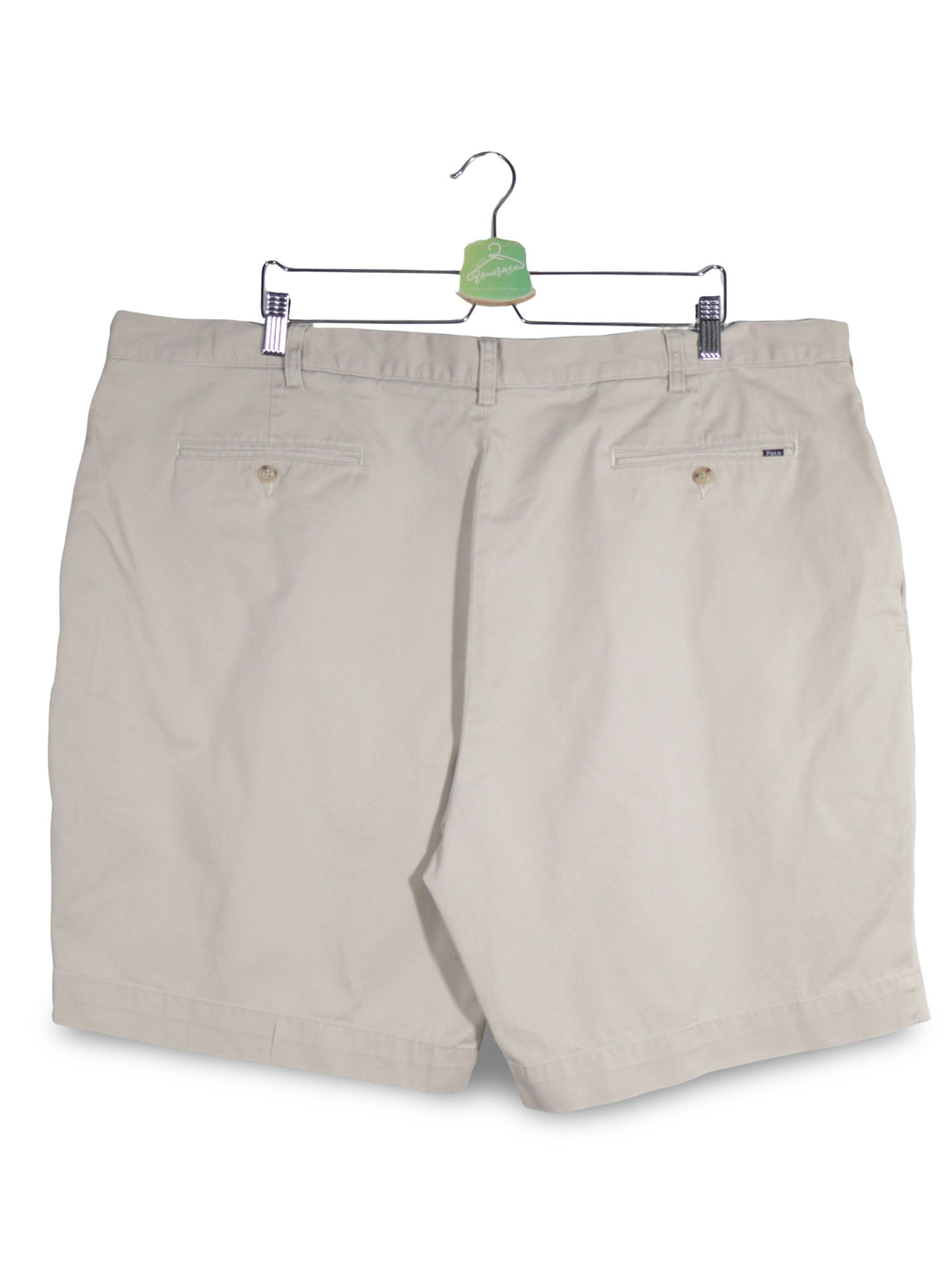 Pantaloni scurti Polo Ralph Lauren bej deschis mărime 4XL+ detaliu material și croială second-hand premium