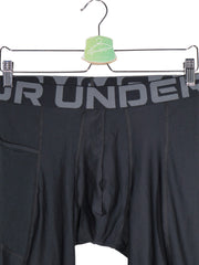 Blugi scurti Under Armour negru mărime W32 detaliu material și croială second-hand premium