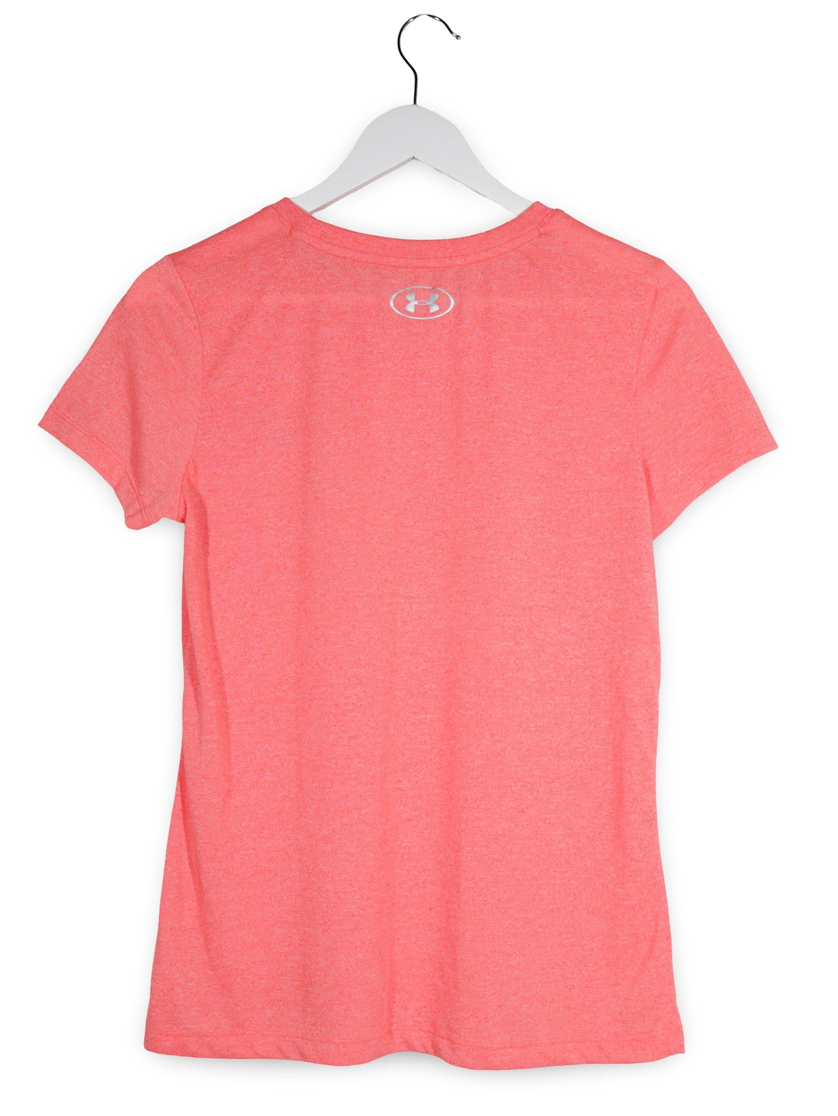 Tricou Under Armour coral / roz coral melanj mărime S vedere din spate second-hand premium