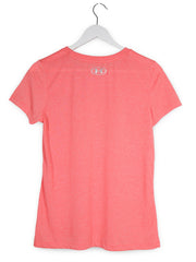 Tricou Under Armour coral / roz coral melanj mărime S vedere din spate second-hand premium
