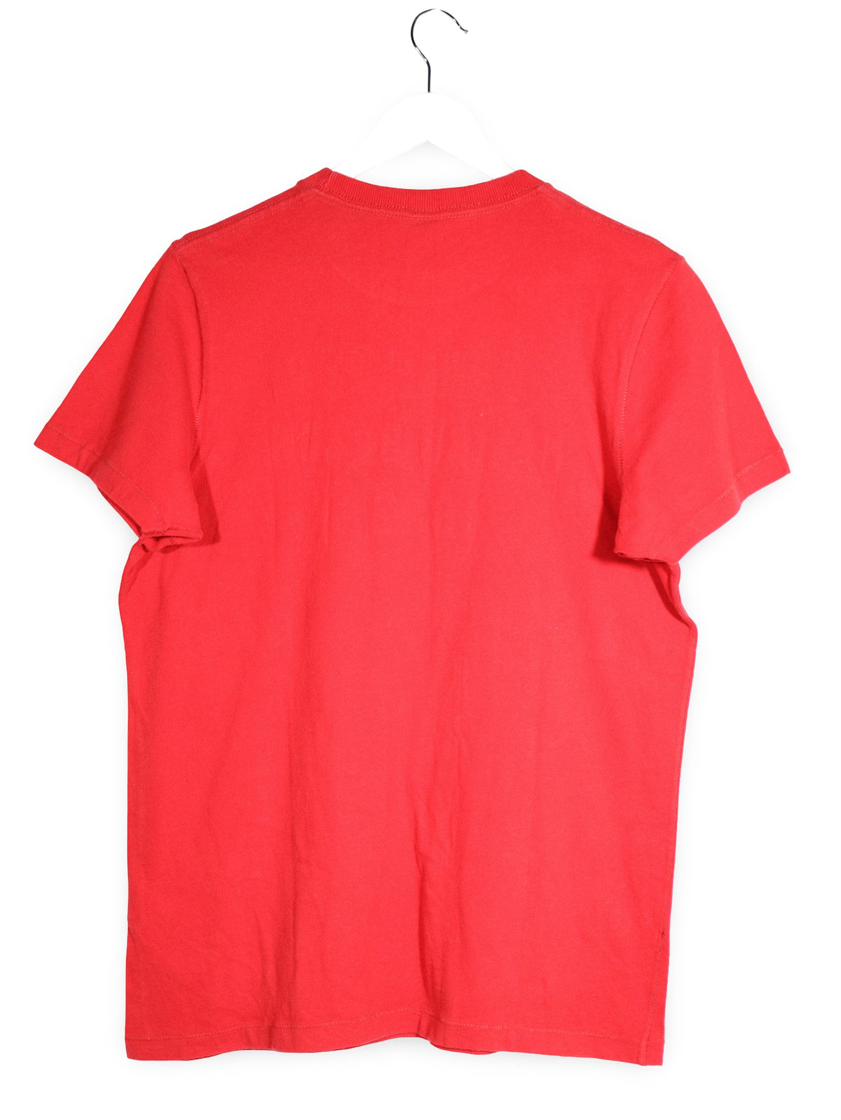 Tricou Hollister roșu mărime L vedere din spate second-hand premium