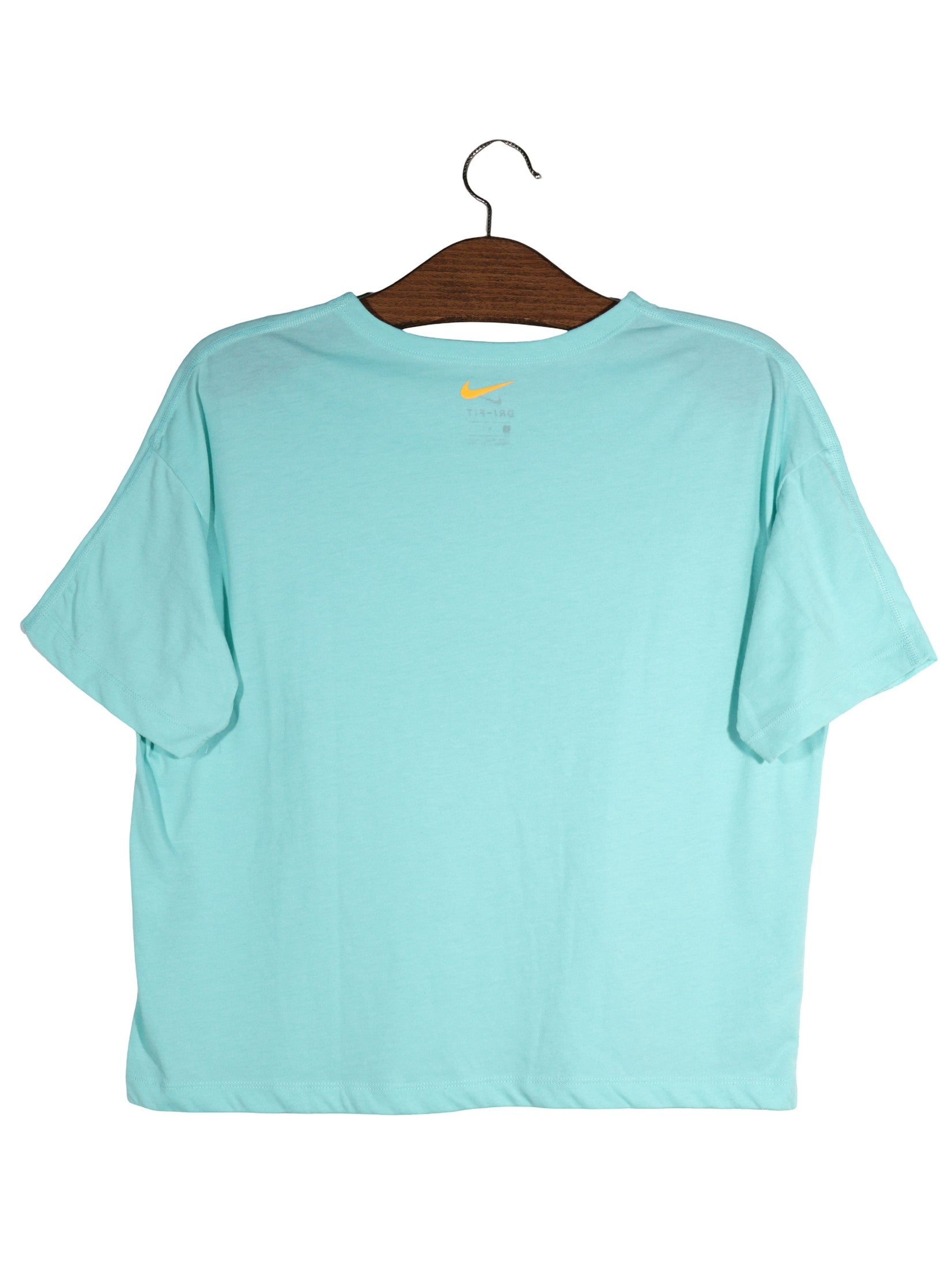 Tricou Nike turcoaz deschis mărime S vedere din spate second-hand premium