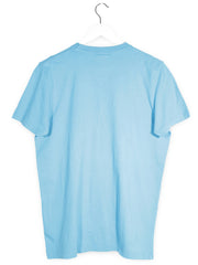 Tricou Hollister albastru deschis mărime L vedere din spate second-hand premium