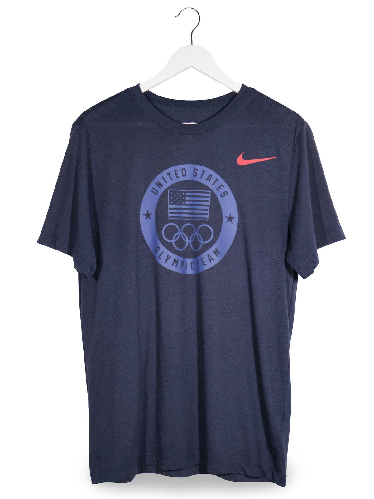 Tricou Nike bleumarin mărime M vedere din față second-hand premium