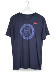 Tricou Nike bleumarin mărime M vedere din față second-hand premium