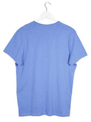 Tricou Camp David albastru mărime M vedere din spate second-hand premium