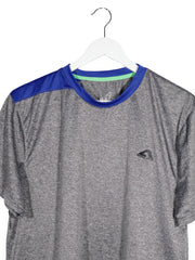Tricou MAUI SPORTS gri cu albastru mărime L detaliu material și croială second-hand premium
