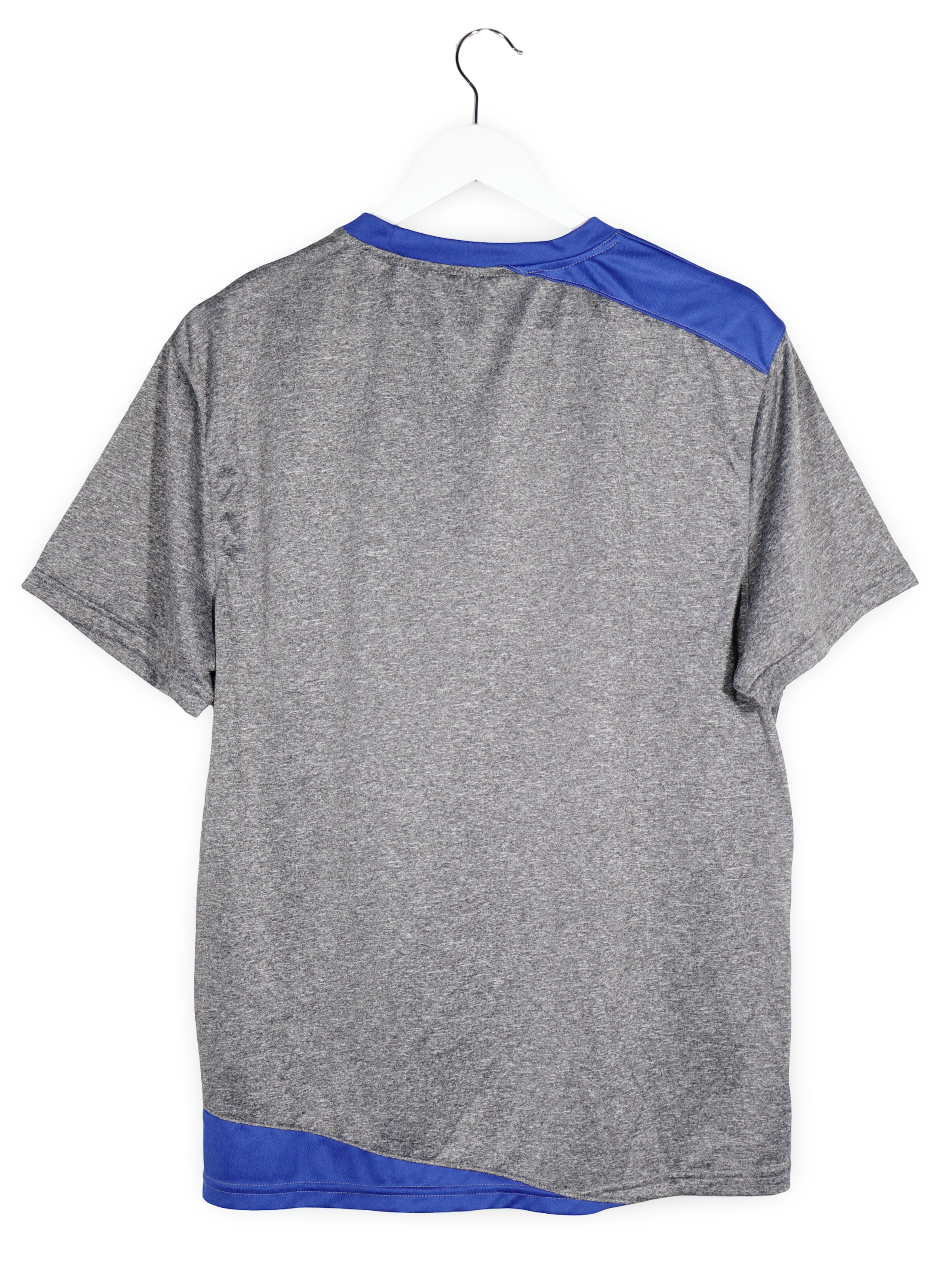 Tricou MAUI SPORTS gri cu albastru mărime L vedere din spate second-hand premium