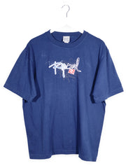 Tricou Rip Curl bleumarin mărime XL vedere din față second-hand premium