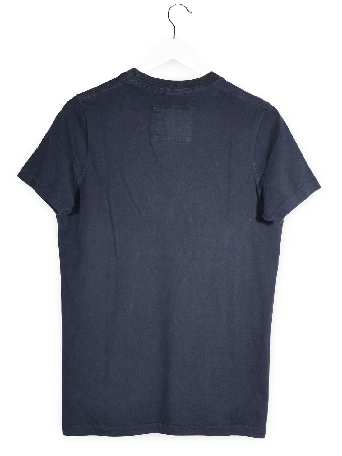 Tricou Abercrombie&Fitch bleumarin mărime M vedere din spate second-hand premium