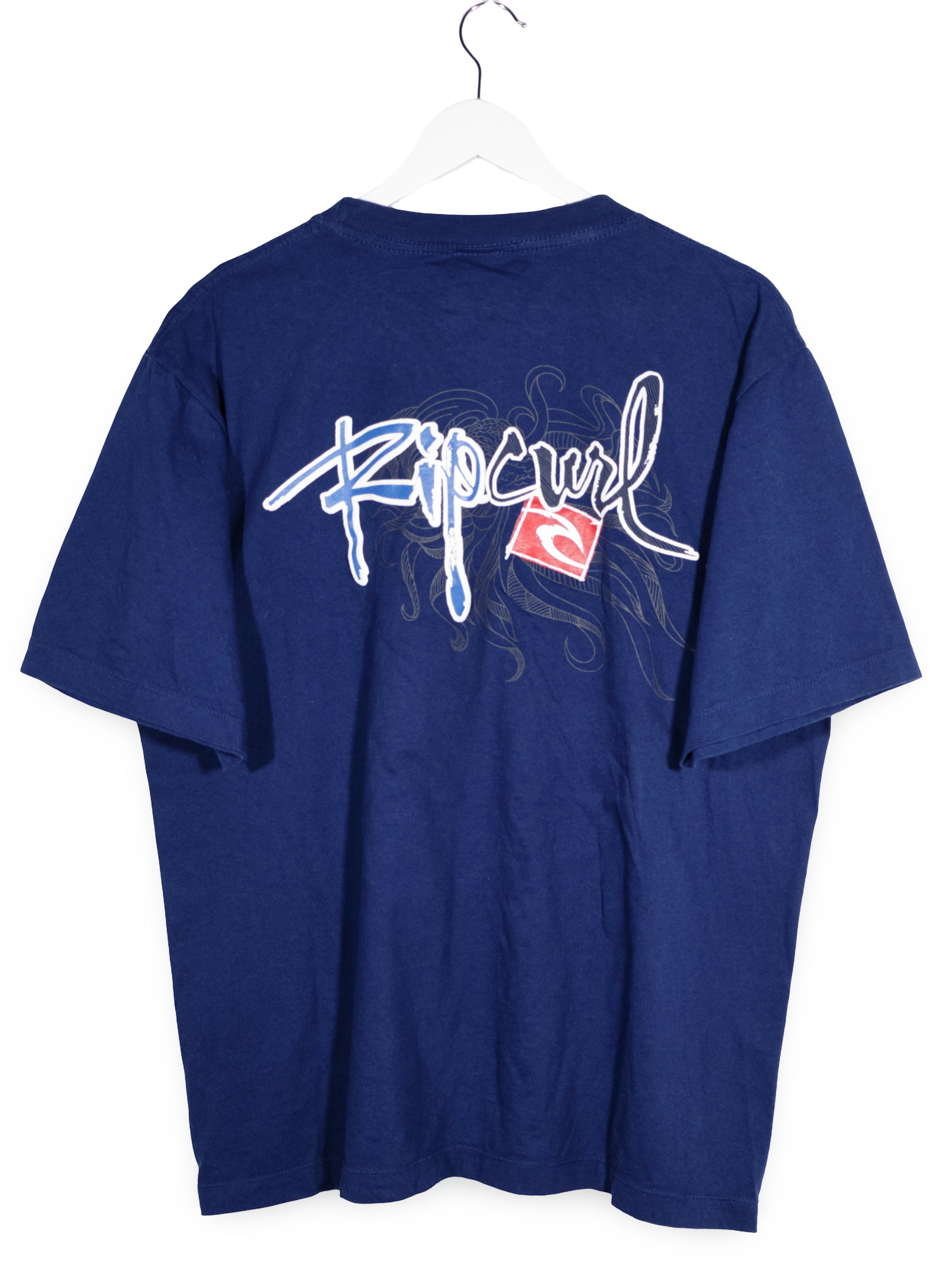 Tricou Rip Curl bleumarin mărime XL vedere din spate second-hand premium