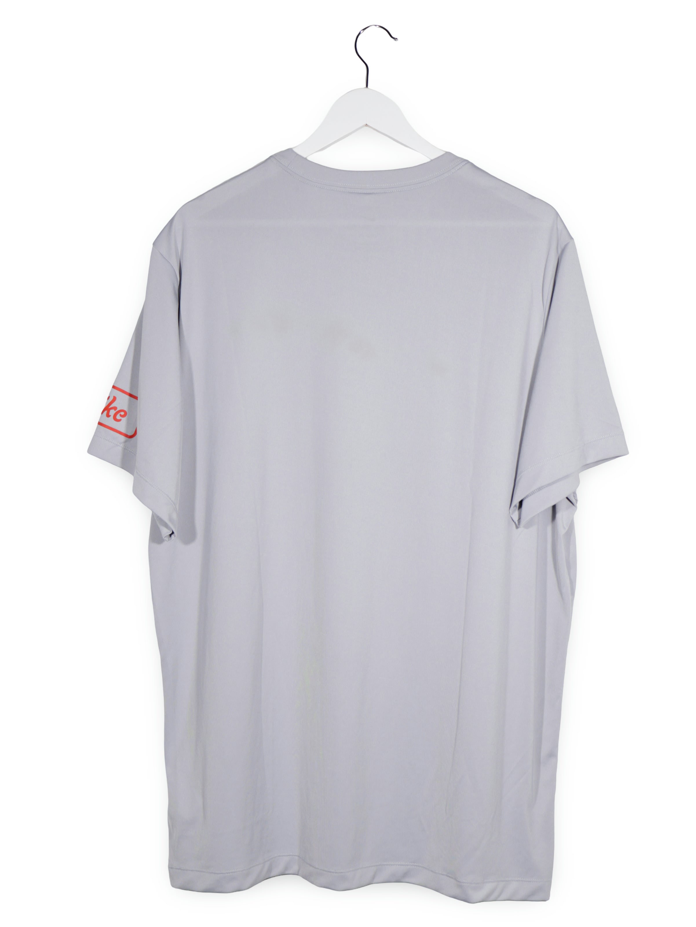 Tricou Nike gri deschis mărime XL vedere din spate second-hand premium