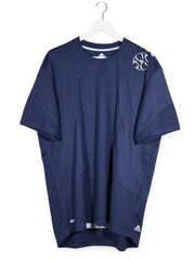 Tricou Adidas bleumarin mărime XL vedere din față second-hand premium
