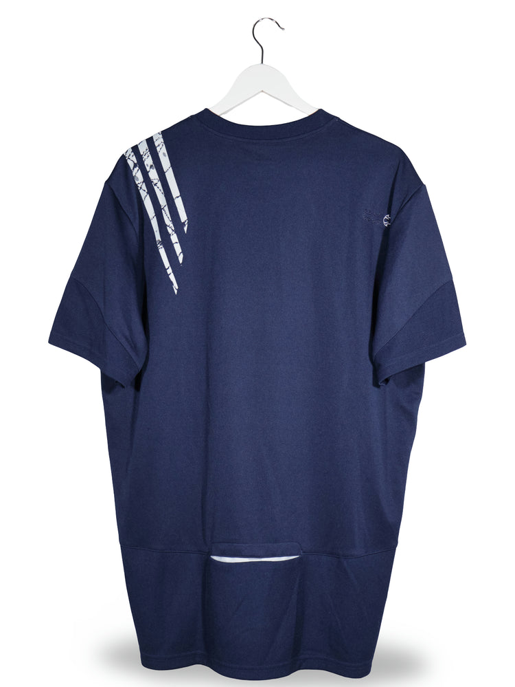 Tricou Adidas bleumarin mărime XL vedere din spate second-hand premium