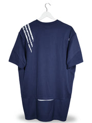 Tricou Adidas bleumarin mărime XL vedere din spate second-hand premium