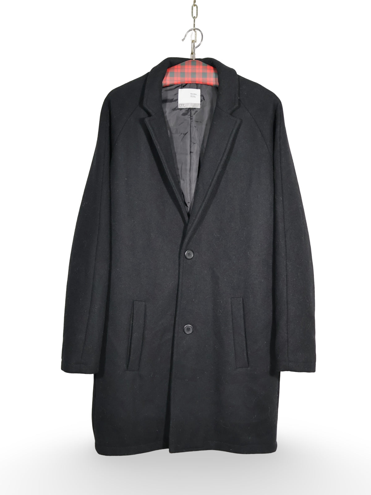 Palton (50%lana) Bershka - marimea M - Barbati