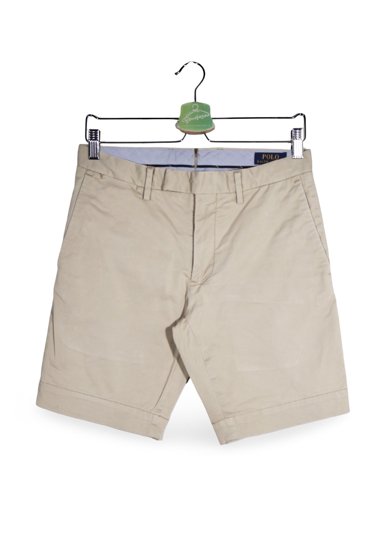 Pantaloni scurți - Ralph Lauren bej din bumbac twill cu croială clasică – XS – Bărbați - fata