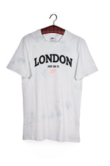 Tricou - NIKE alb din bumbac cu imprimeu London – S – Bărbați - fata