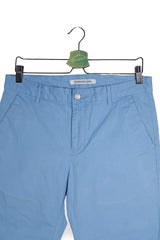 Pantaloni scurți - CALVIN KLEIN JEANS albaștri din bumbac cu croială dreaptă – S – Bărbați - detaliu