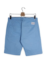 Pantaloni scurți - CALVIN KLEIN JEANS albaștri din bumbac cu croială dreaptă – S – Bărbați - spate
