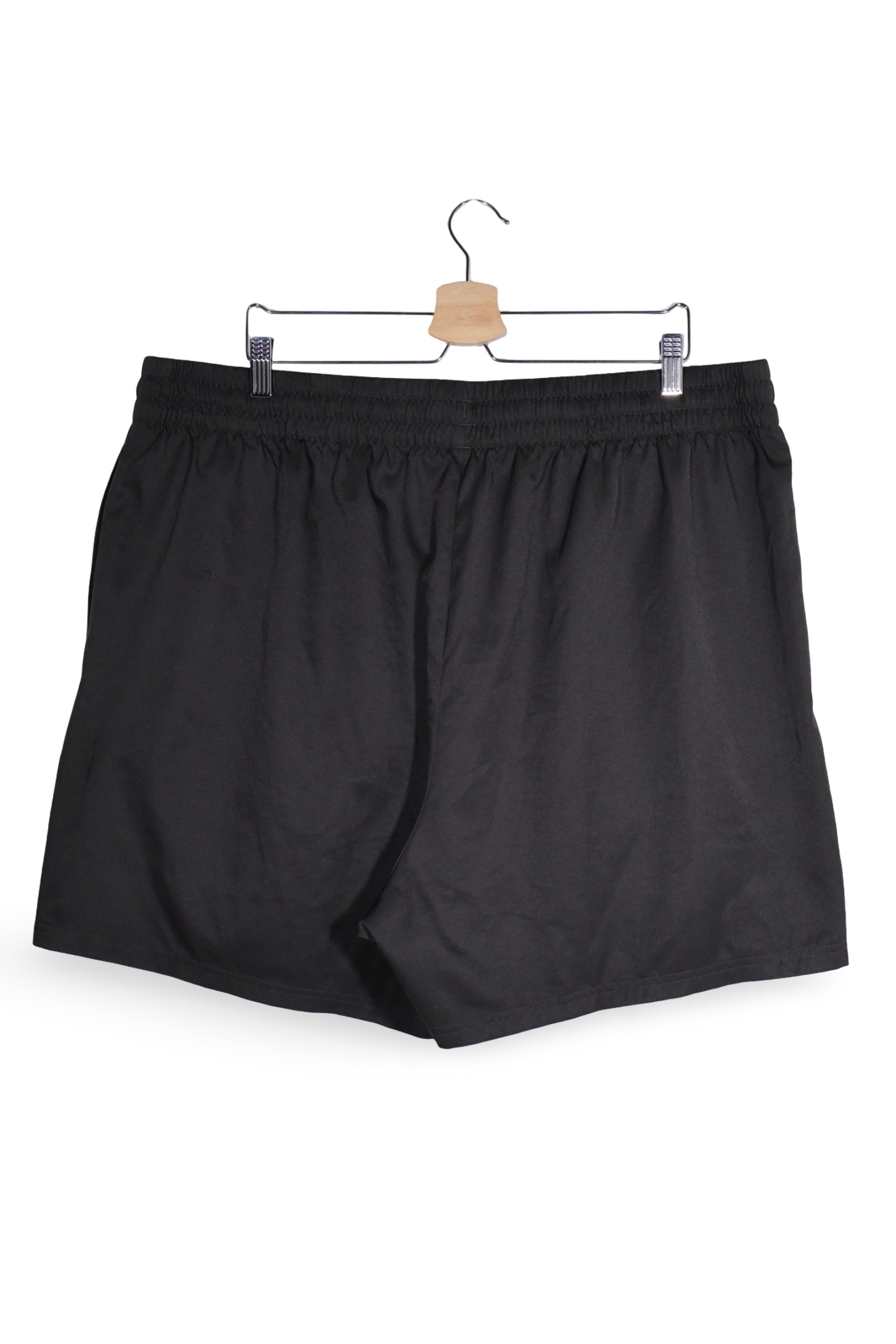 Pantaloni scurți - PUMA negre din material sintetic cu croială sport – 3XL – Bărbați - spate