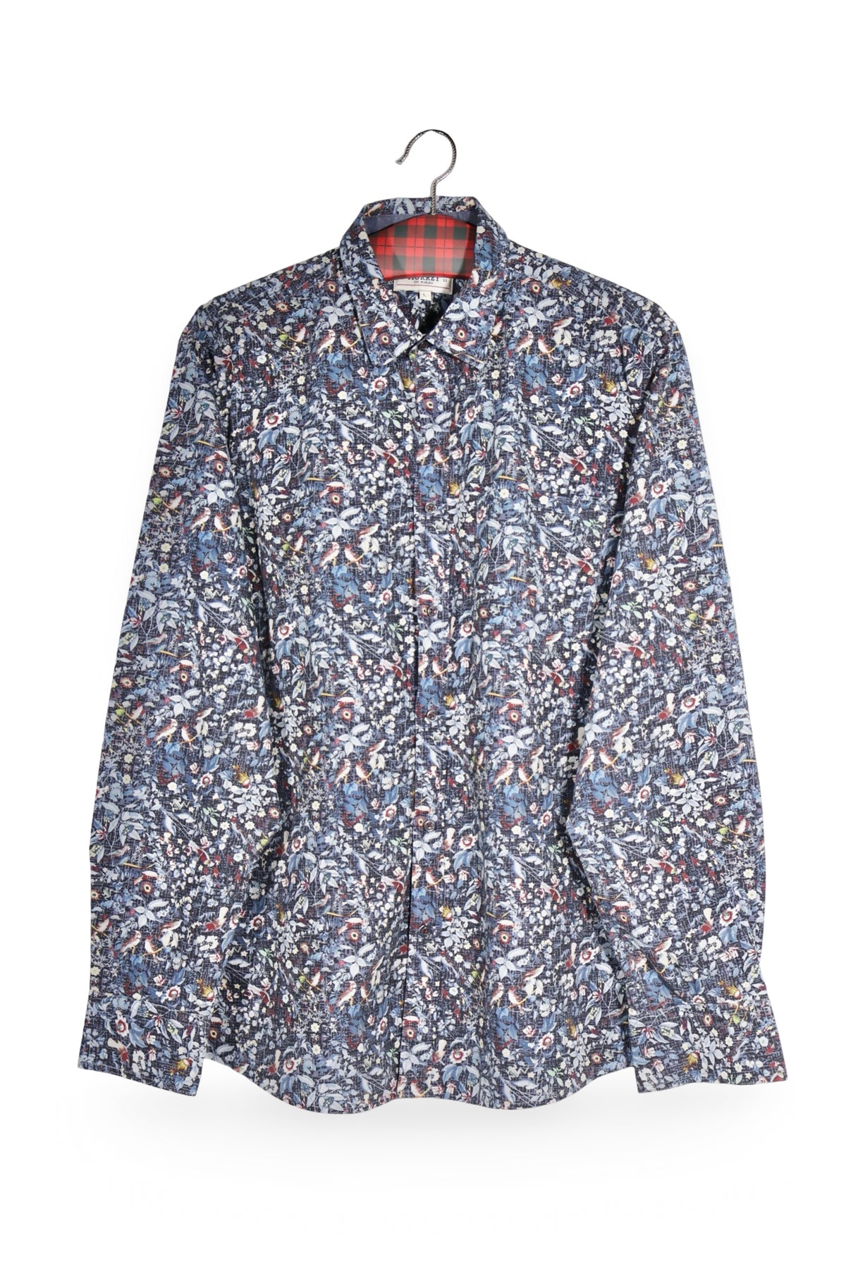 Cămașă - Alte branduri multicolor din bumbac cu imprimeu floral integral – L – Bărbați - fata