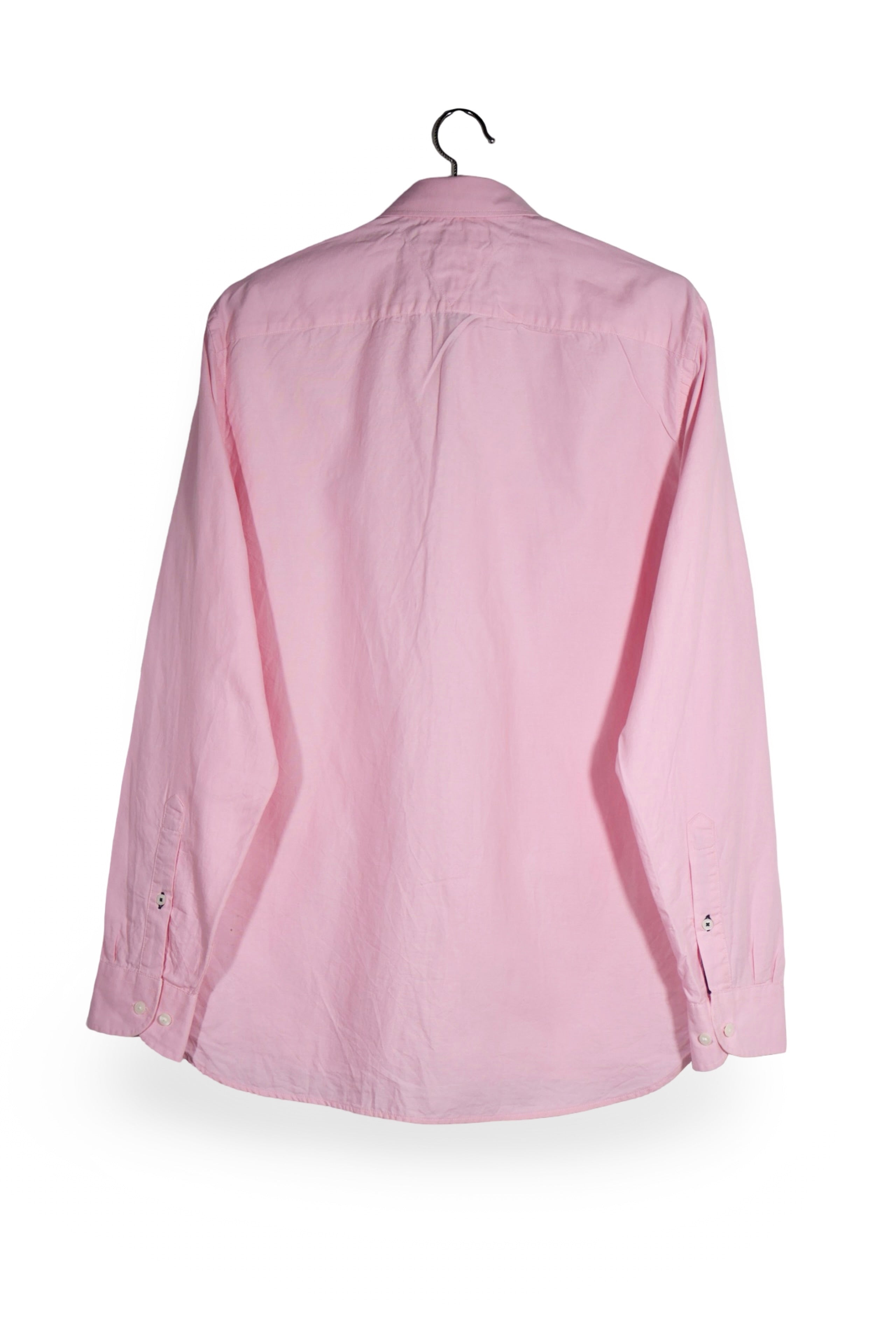 Cămașă - Tommy Hilfiger roz pal din bumbac cu croială regular fit – M – Bărbați - spate