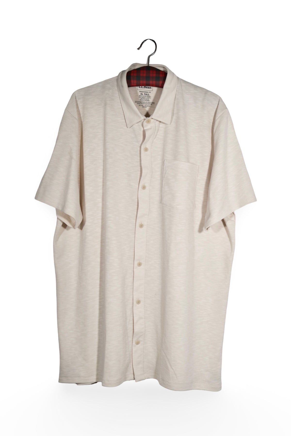 Cămașă - Alte Branduri alb ecru din Tencel cu croiala relaxata – XL – Bărbați - fata