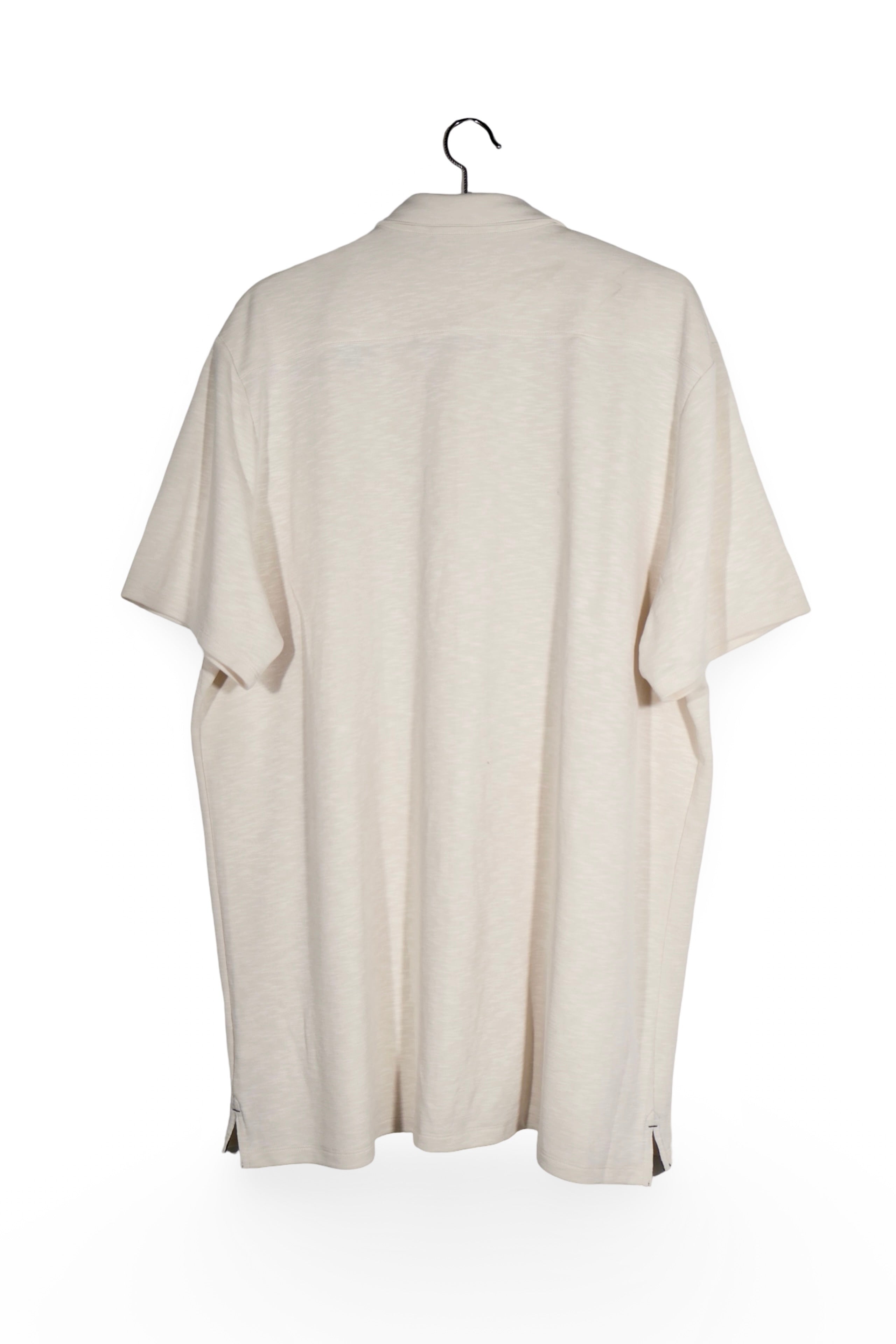 Cămașă - Alte Branduri alb ecru din Tencel cu croiala relaxata – XL – Bărbați - spate