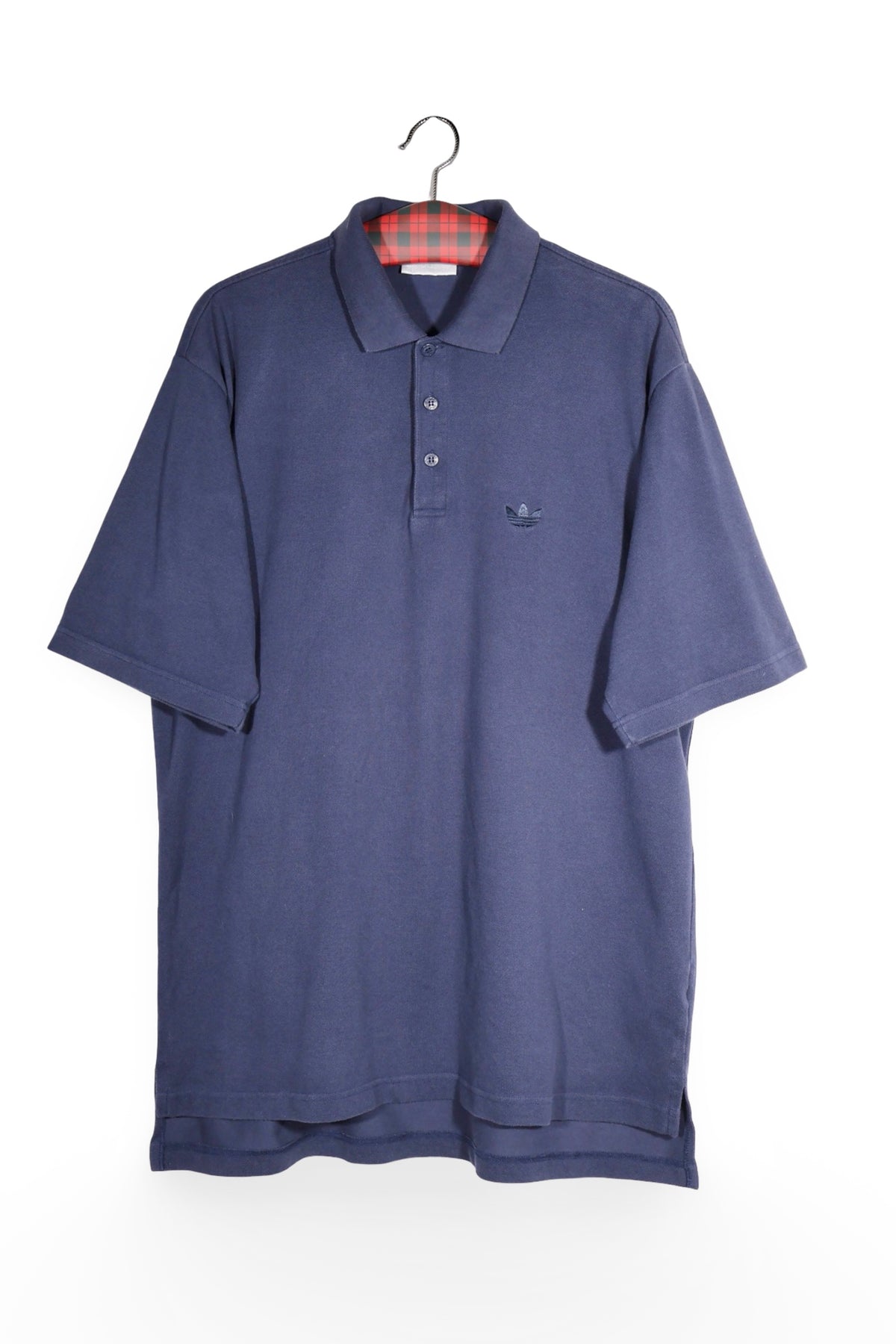 Tricou - Adidas bleumarin din bumbac cu croială lejeră – L – Bărbați - fata