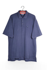 Tricou - Adidas bleumarin din bumbac cu croială lejeră – L – Bărbați - fata