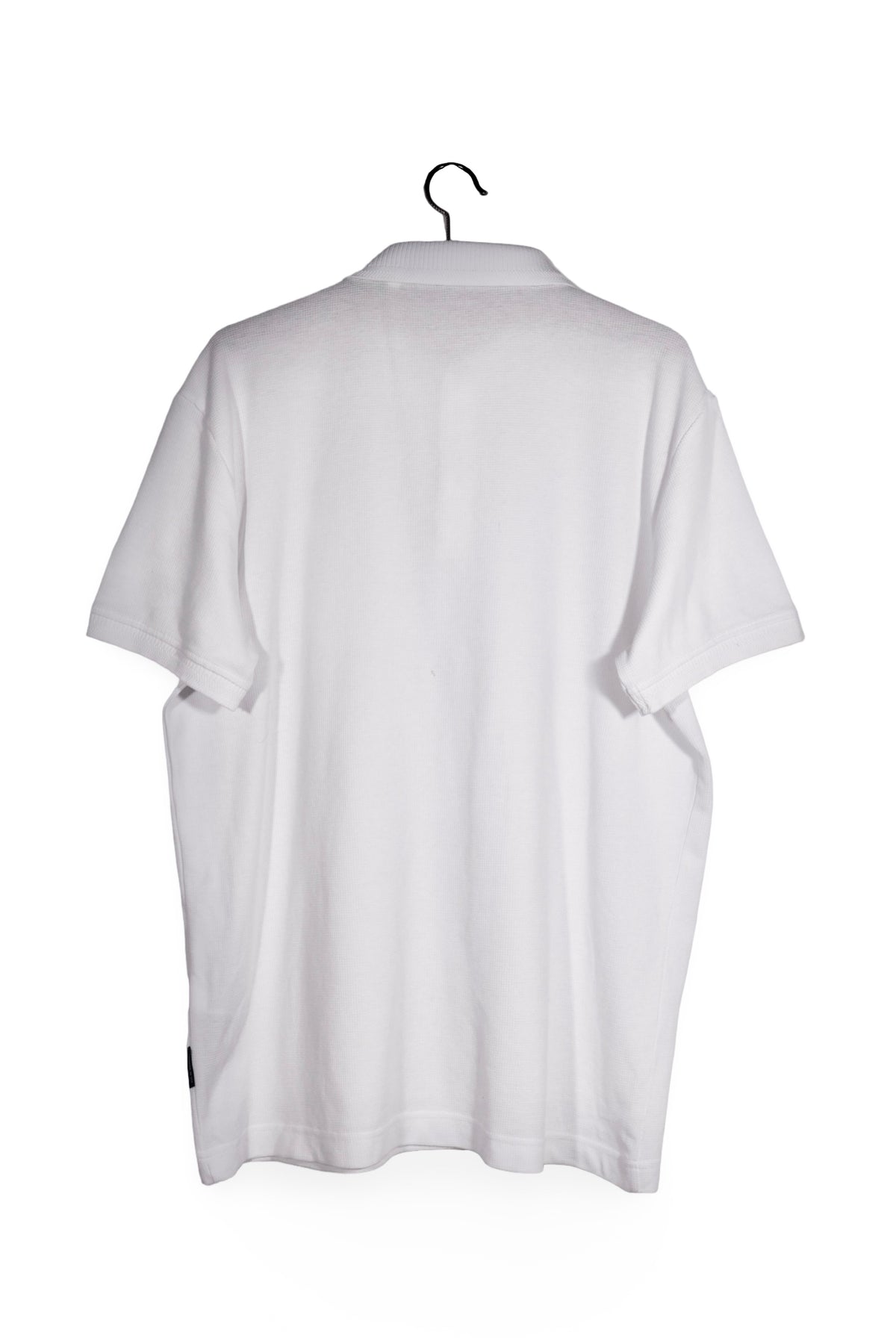 Tricou - Tom Tailor alb din bumbac cu guler polo – XL – Bărbați - spate