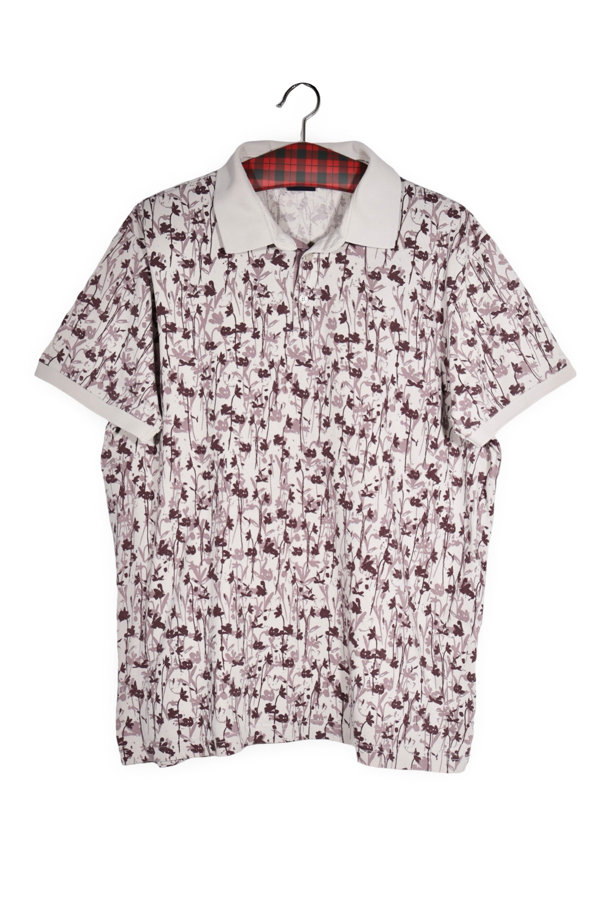 Cămașă - Joop alb murdar cu imprimeu floral discret – XXL – Bărbați - fata