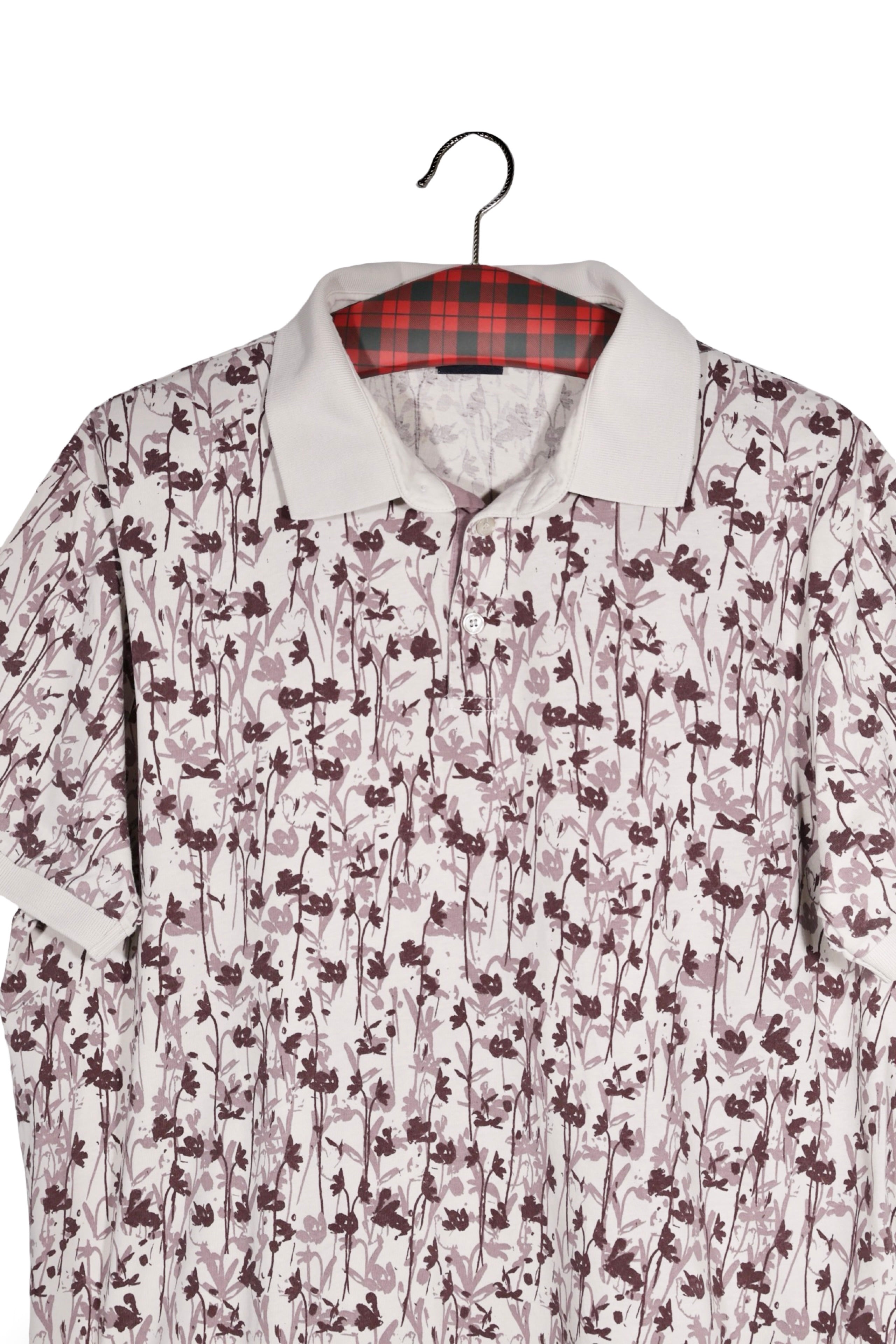 Cămașă - Joop alb murdar cu imprimeu floral discret – XXL – Bărbați - detaliu