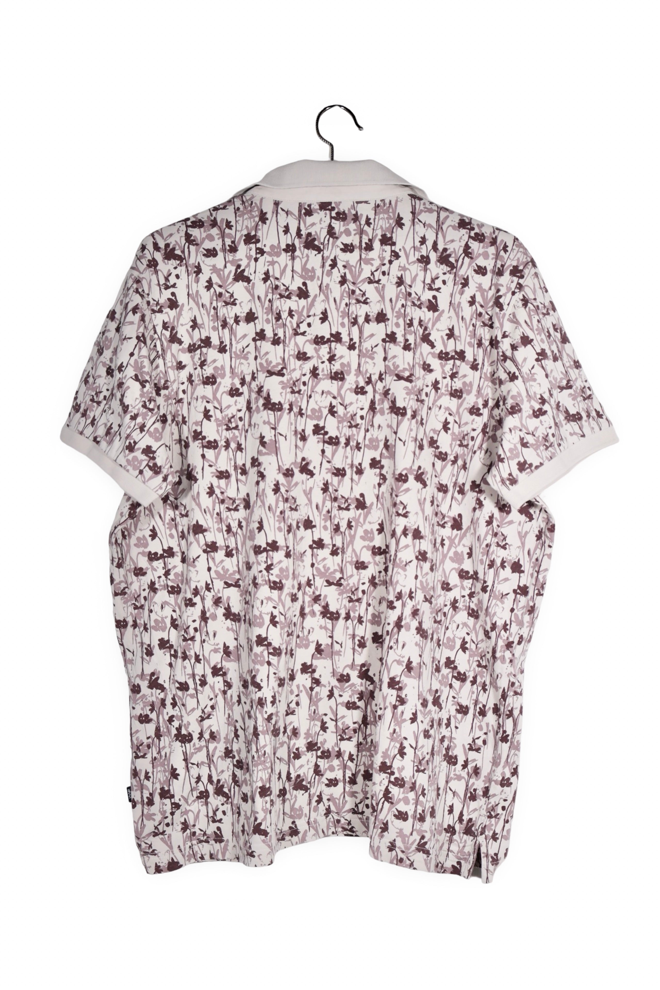 Cămașă - Joop alb murdar cu imprimeu floral discret – XXL – Bărbați - spate