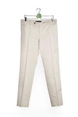 Pantaloni - Oui bej deschis cu croiala dreapta si elasticitate – XL – Femei - fata