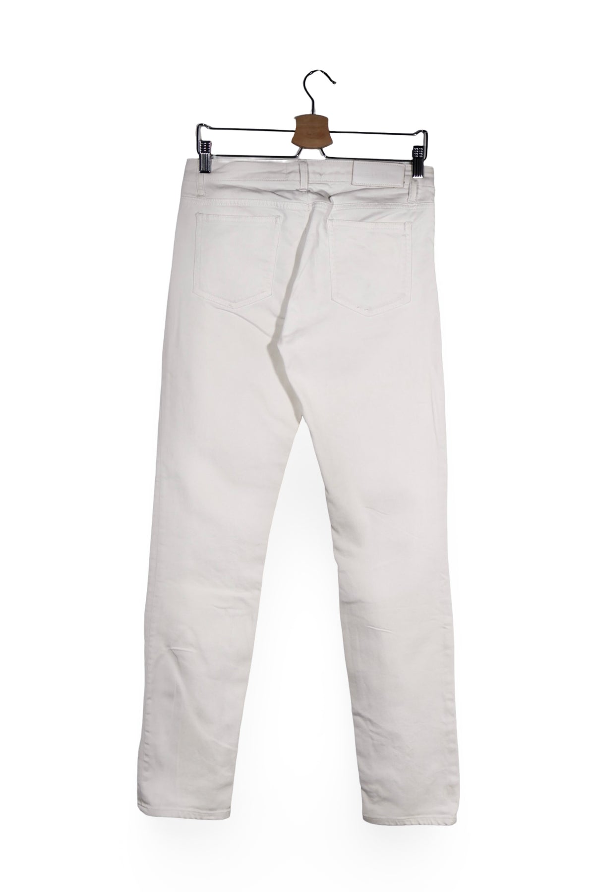 Blugi - Acne bej deschis din bumbac cu croiala dreapta – M/L W30 – Femei