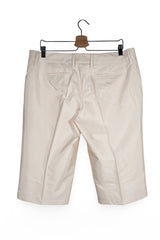 Pantaloni - BOSS Hugo Boss crem din bumbac / matase cu croială amplă – XL – Femei - spate