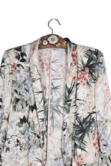Sacou - ZARA floral multicolor cu croială lejeră – S – Femei - detaliu