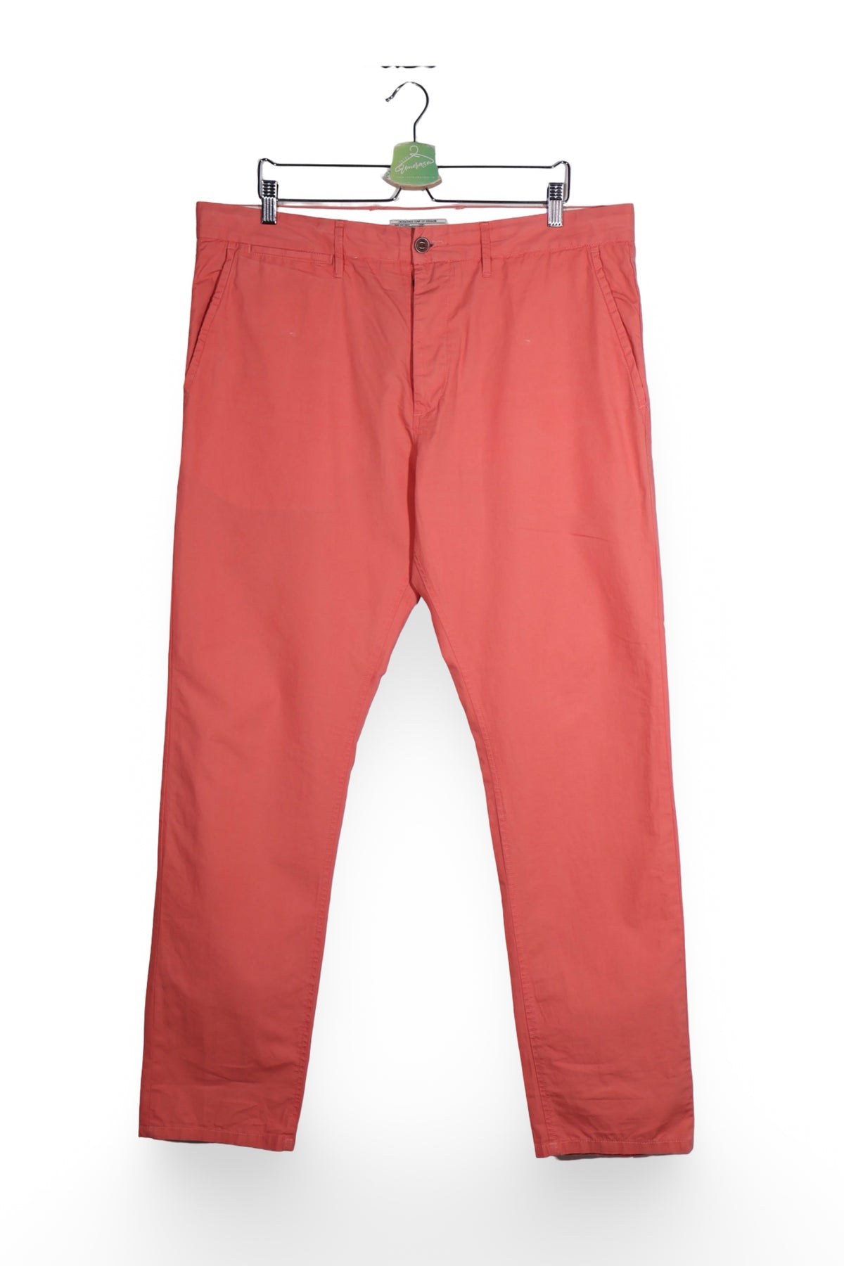 Pantaloni - JACK&JONES corai din bumbac cu croială dreaptă – XXL – Bărbați - fata