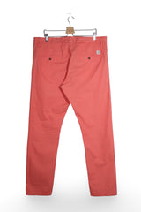 Pantaloni - JACK&JONES corai din bumbac cu croială dreaptă – XXL – Bărbați - spate