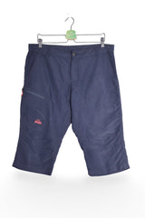 Pantaloni 2/3 - McKINLEY bleumarin din nylon cu buzunar lateral cu fermoar – XL – Femei - fata