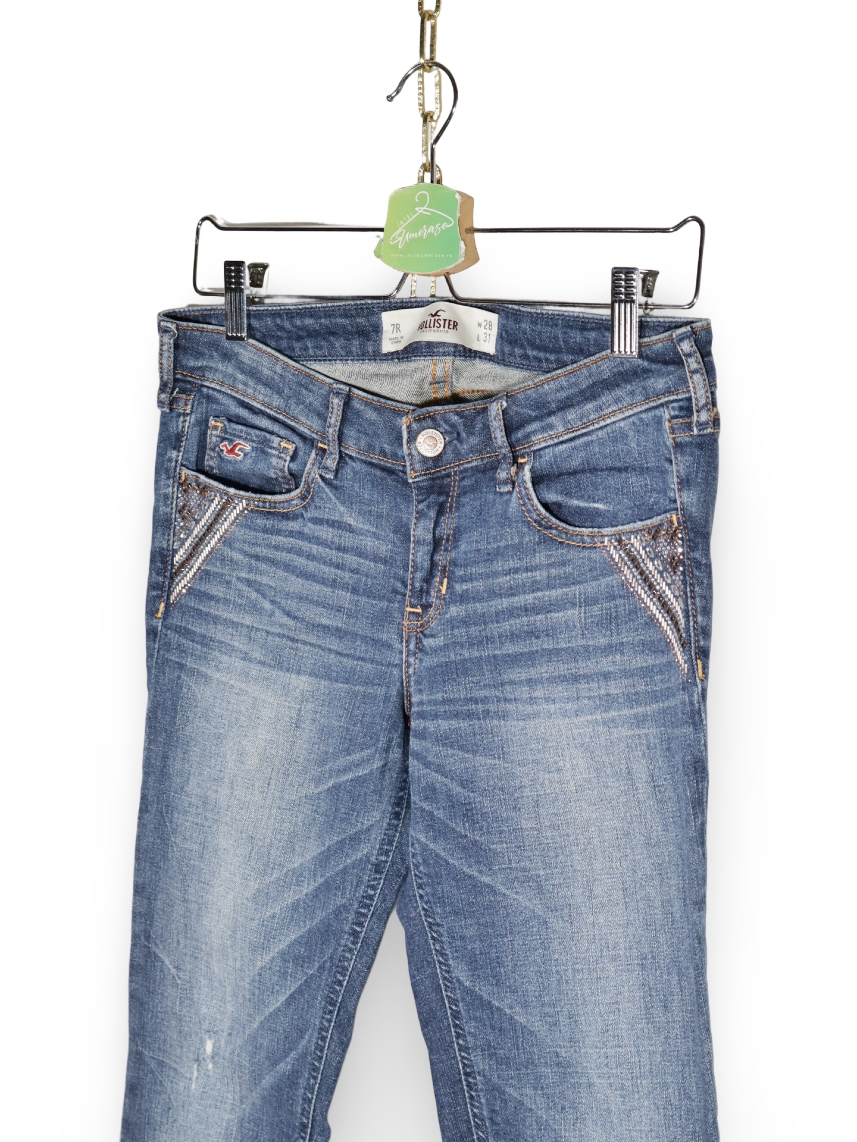 Blugi Hollister - marimea M W28/L31 - Femei