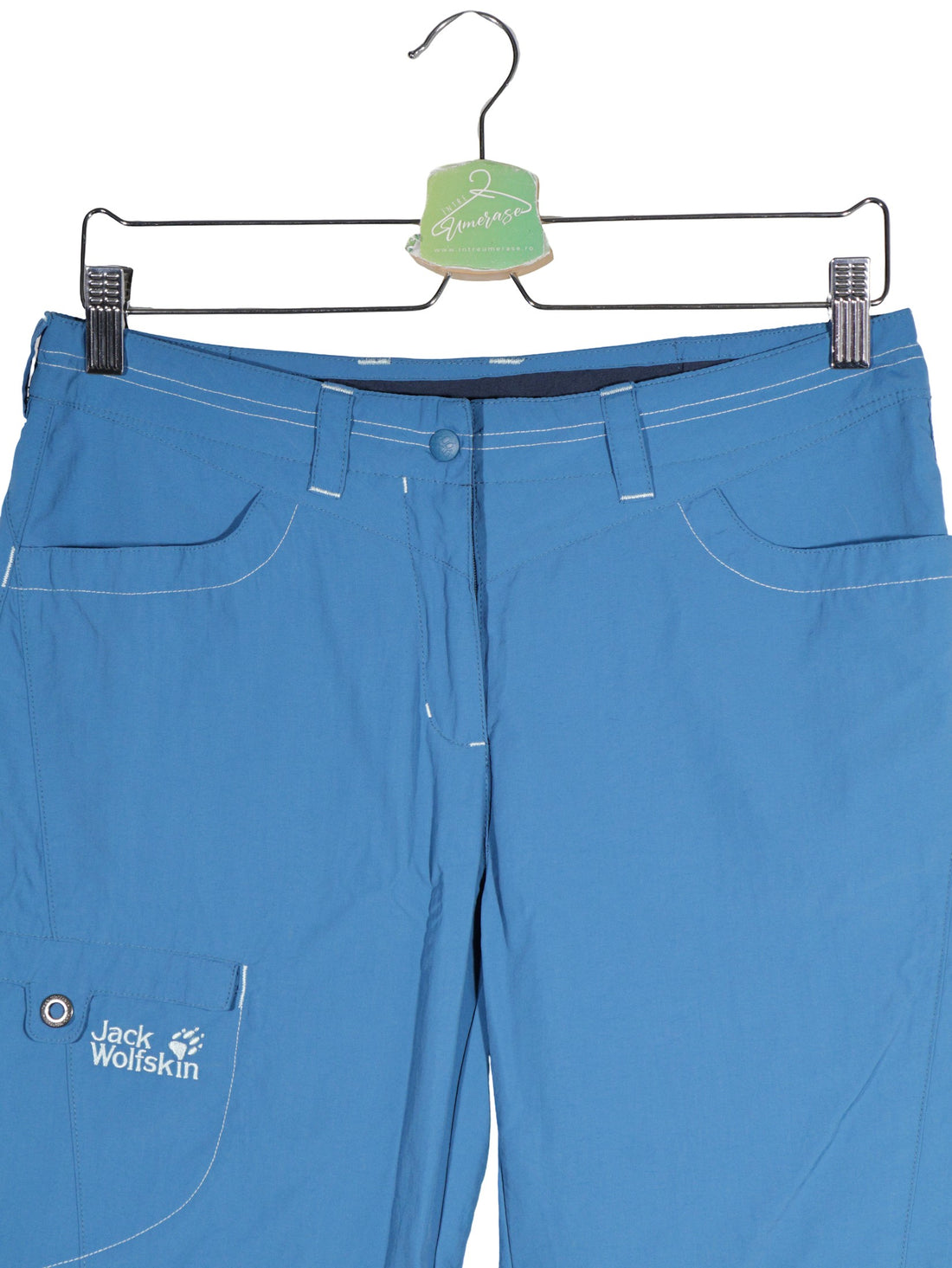 Pantaloni scurti Jack Wolfskin albastru mărime S detaliu material și croială second-hand premium