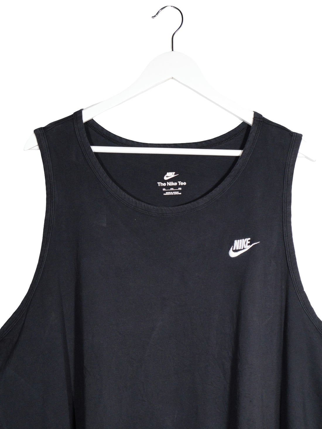 Maiou Nike negru mărime 3XL detaliu material și croială second-hand premium